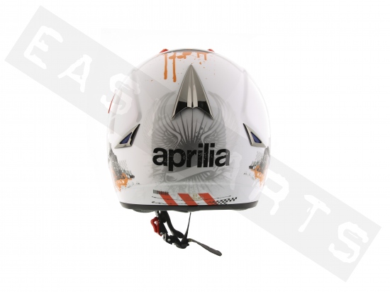 Helm Cross APRILIA Off Road Wit/ Rood/ Zwart